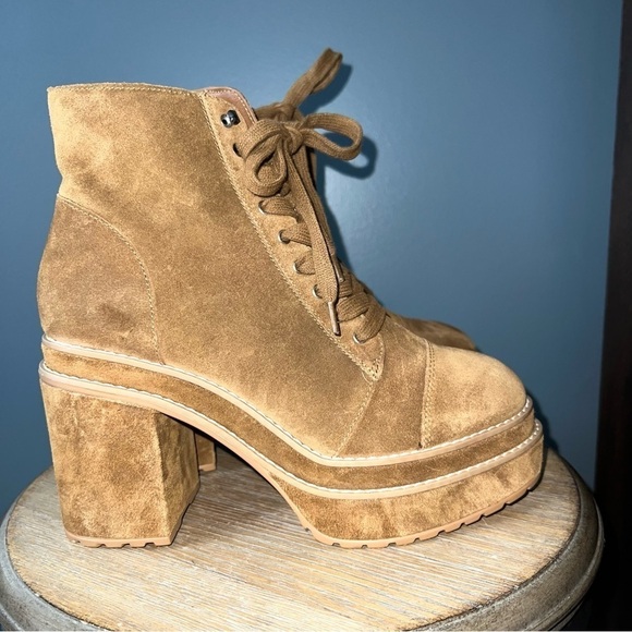 Steve Madden Ember Suede Heeled Boots - Picture 2 of 9